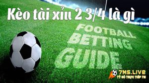 Như thế nào là kèo tài xỉu 2 3/4? Cách đọc kèo chuẩn nhất